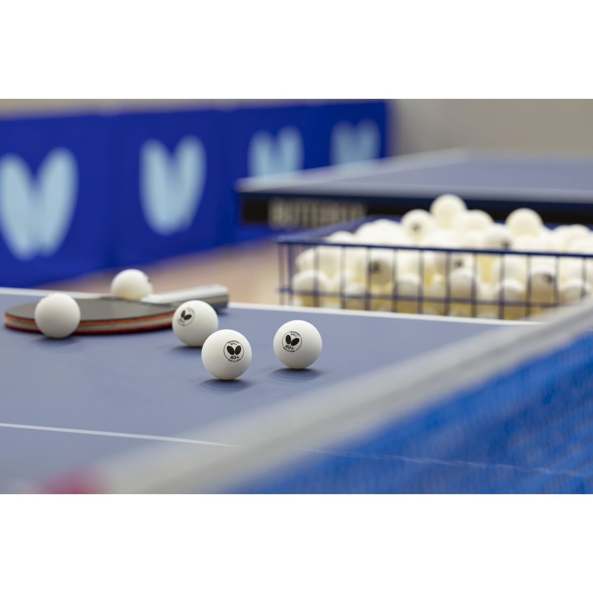 Butterfly Training Ball 40+ White (120 Balls)