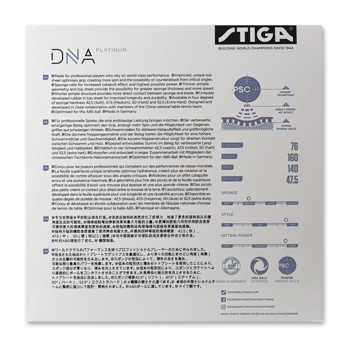Stiga DNA Platinum M