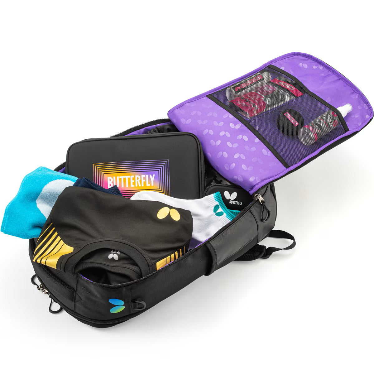 Butterfly Raffines Rucksack Bag Silver