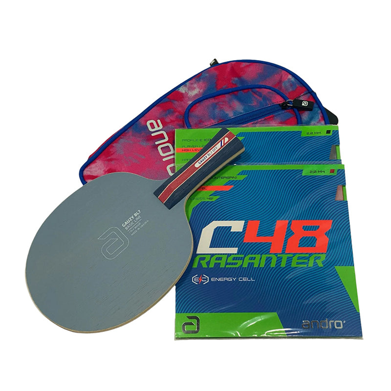 Andro Gauzy BL7 W/Case & C48 – Go Table Tennis