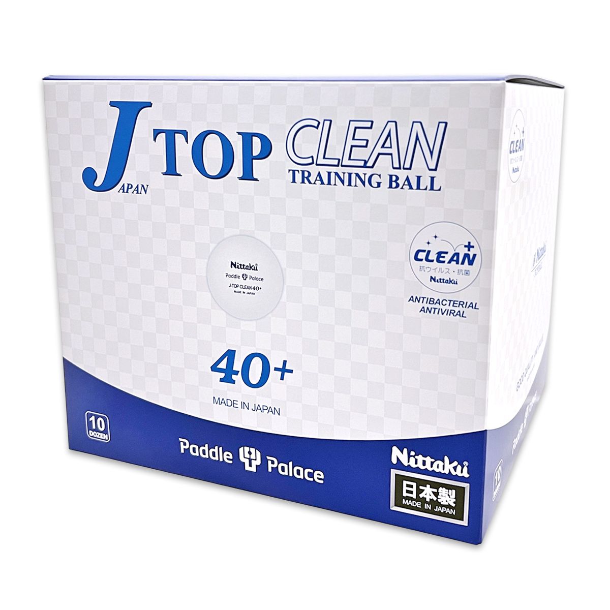 Nittaku J-Top CLEAN 40+ Ball Bulk Pack
