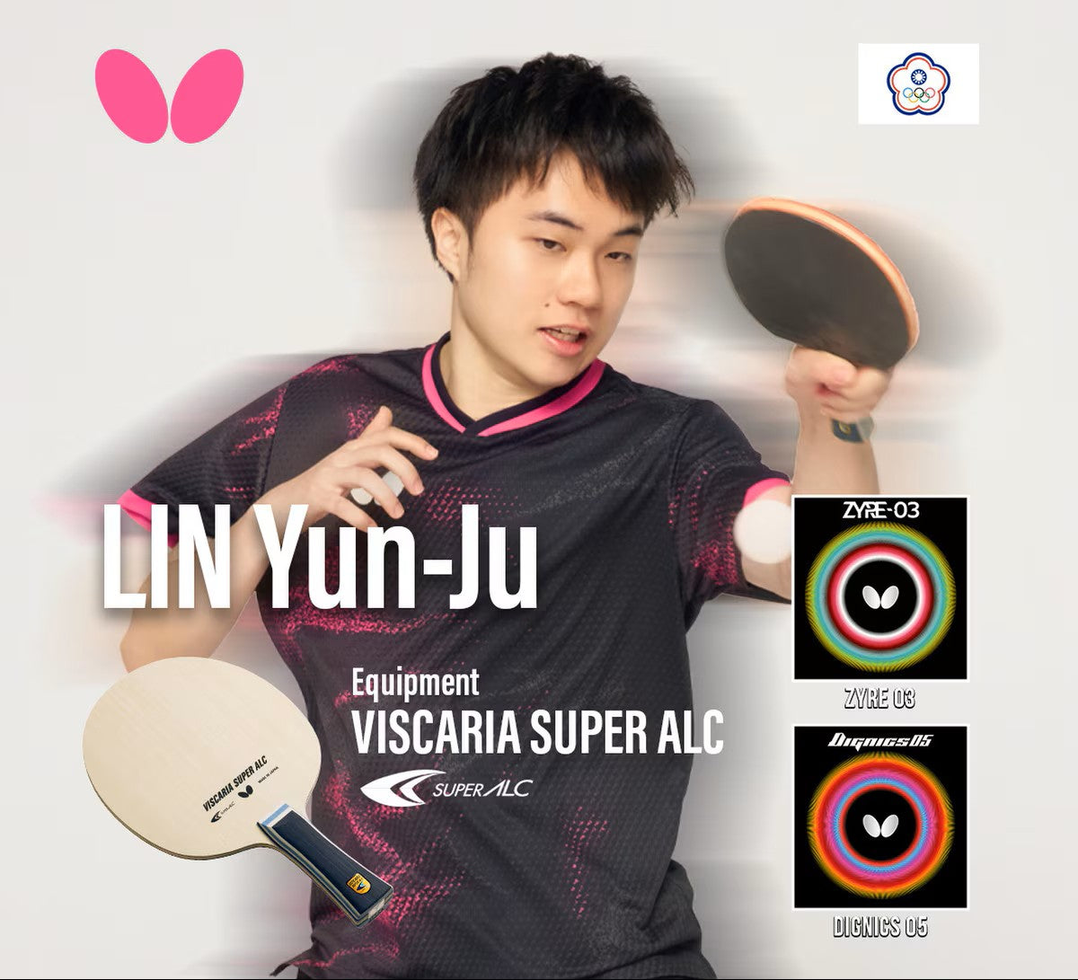 Viscaria Super ALC Pro-Line Racket + Zyre 03 + Dignics 05