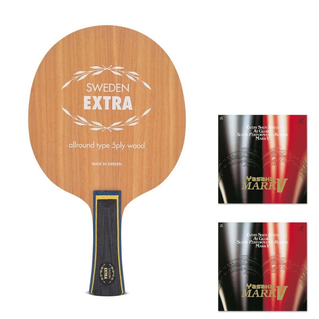 Yasaka Sweden Extra with Mark V Rubber