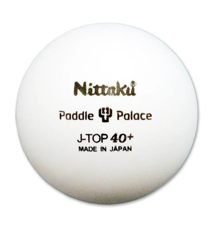 Nittaku J-Top Training Ball 40+ Ball Bulk Pack White (120)