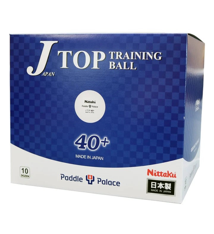 Nittaku J-Top Training Ball 40+ Ball Bulk Pack White (120)