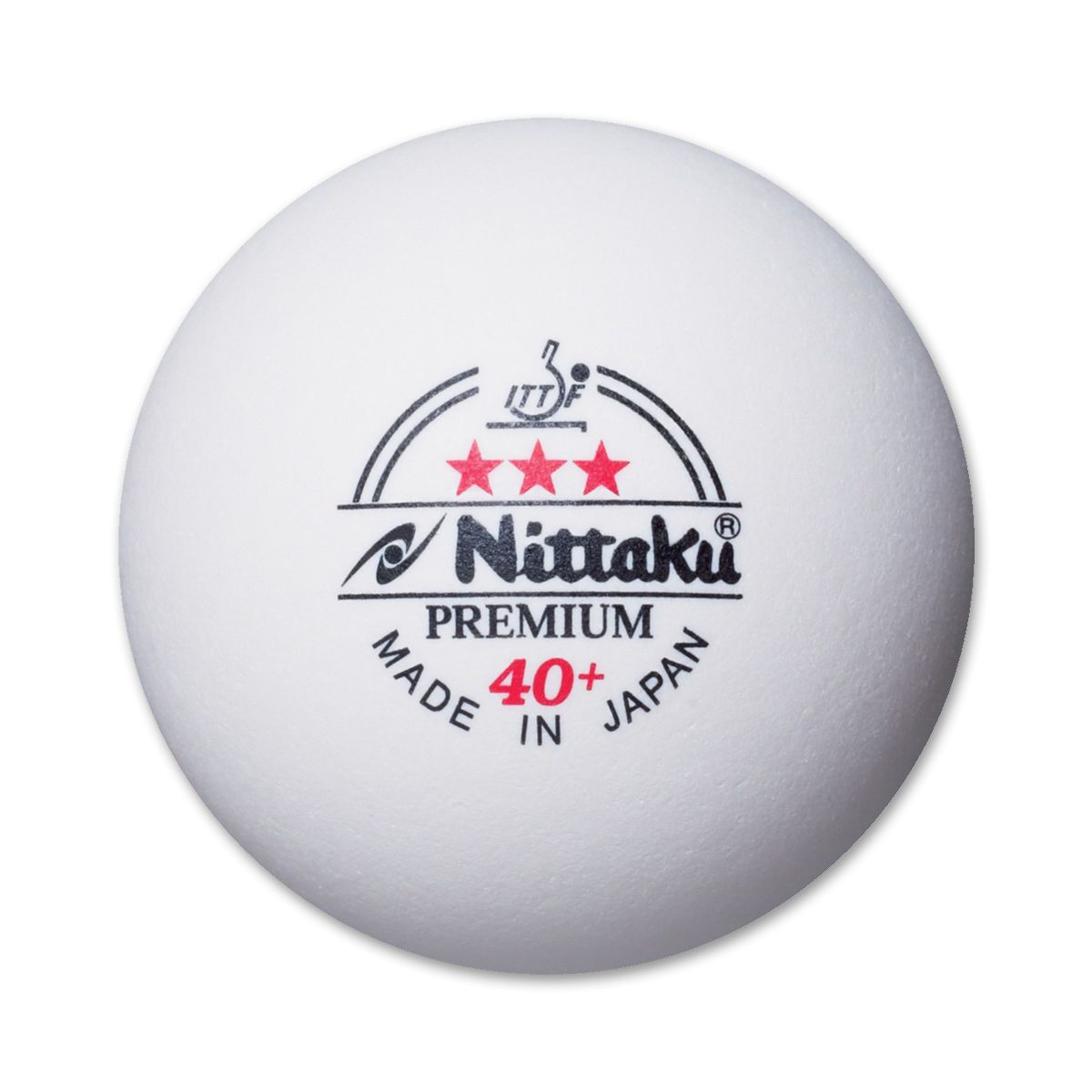 Nittaku 3-Star Premium 40+ Balls (12 Balls)