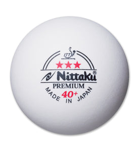 Nittaku 3-Star Premium 40+ Balls (12 Balls)