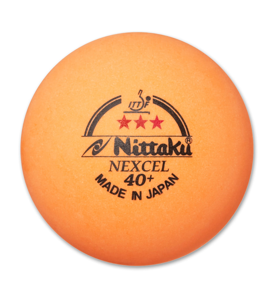 Nittaku 3-Star Nexcel 40+ Orange (3 Balls)