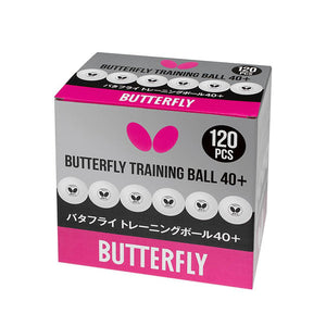 Butterfly Training Ball 40+ White (120 Balls)